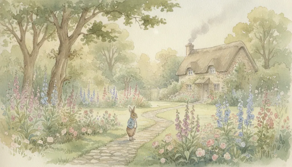 Beatrix Potter Watercolor Storybook look sample