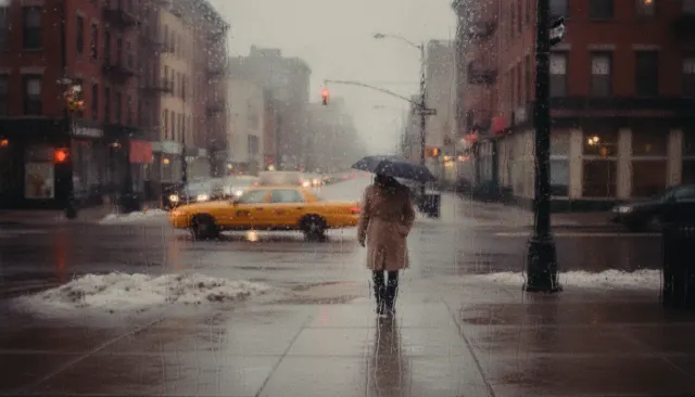 1970s Gritty New York Color Saul Leiter look sample - Era Specific Color - 1970s
