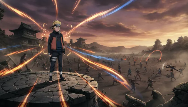 2000s Naruto Shippuden Modern Shonen look sample - Era Classic Anime Expanded - 2000s