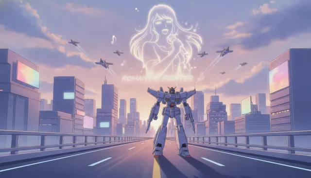 80s Macross Mecha Pastel look sample - Era Classic Anime Expanded - 1980s