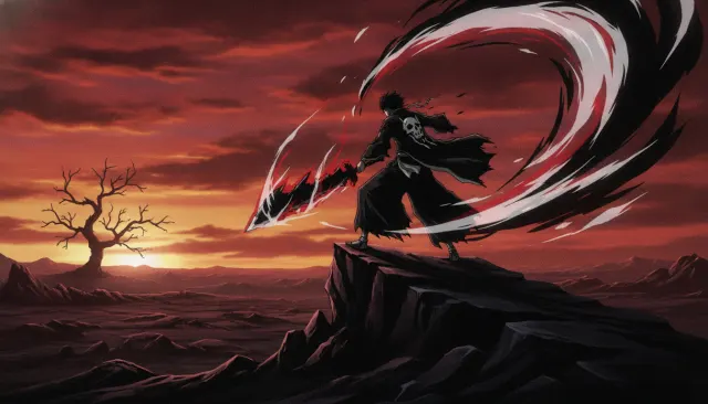 90s Bleach Shinigami Aesthetic look sample - Era Classic Anime Expanded - 1990s