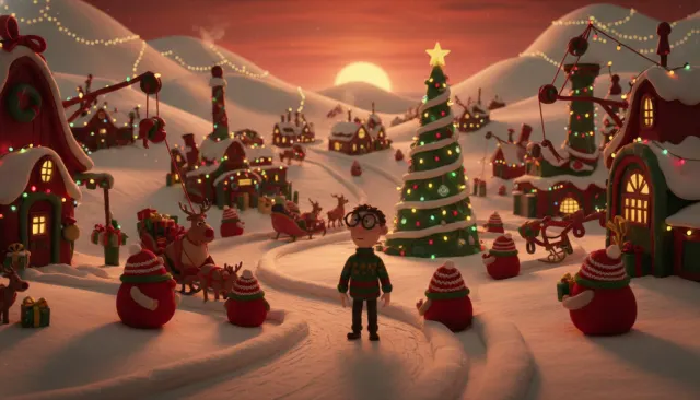 Aardman Arthur Christmas Puppet look sample - Aardman Expansion - contemporary