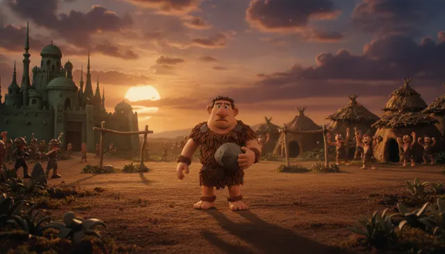 Aardman Early Man Prehistoric look sample - Aardman Expansion - contemporary