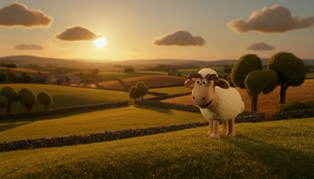 Aardman Shaun the Sheep Modern look sample - Claymation - contemporary