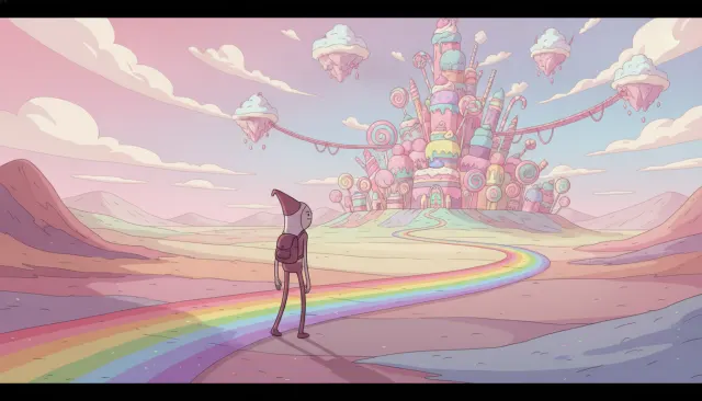 Adventure Time Pastel look sample - Cn Modern Pastel - 2010s