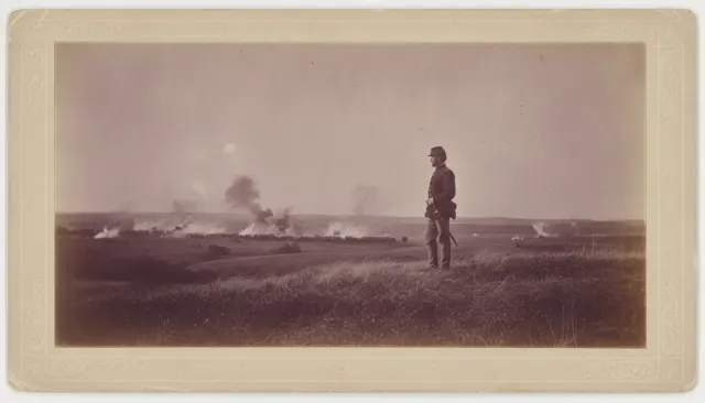 Albumen Print 1860s Portrait look sample - Vintage Formats Extended - 1860s
