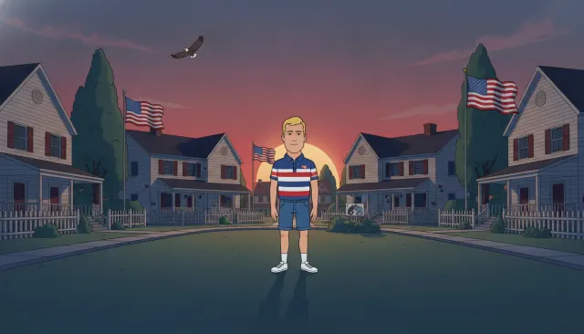 American Dad Suburban look sample - Adult Primetime - 2000s