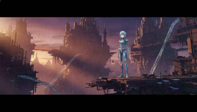 Anime 3D Hybrid Modern look sample - Indie 3D - contemporary