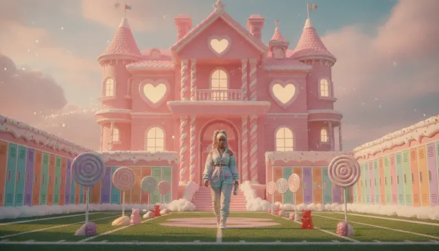 Ariana Grande Pastel Pop MV look sample - Genre Pop - contemporary