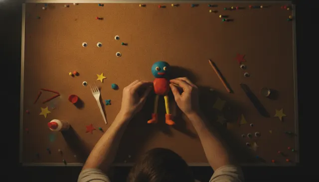 Art Attack Plasticine Craft look sample - Claymation - 1990s