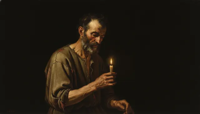 Baroque Painting Caravaggio look sample - Art Movement Classical - 1600s