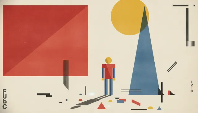 Bauhaus Graphic Grid look sample - Design Movement - 1920s