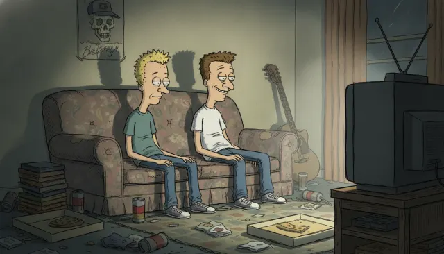 Beavis and Butt-Head MTV 90s look sample - Adult Primetime Expansion - 1990s