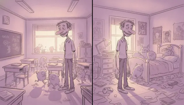 Big Mouth Netflix Puberty Doodle look sample - Adult Primetime Expansion - 2010s