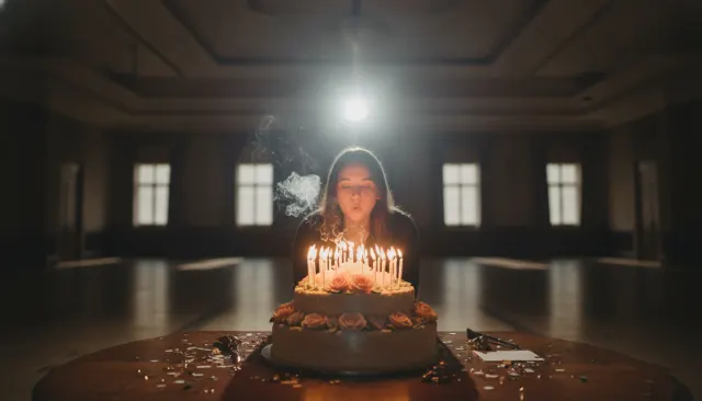 Birthday Candle Flash look sample - Family Event Casual - contemporary