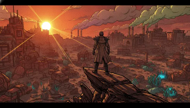 Borderlands Cel Shaded 3D look sample - Cel Shaded 3D - contemporary