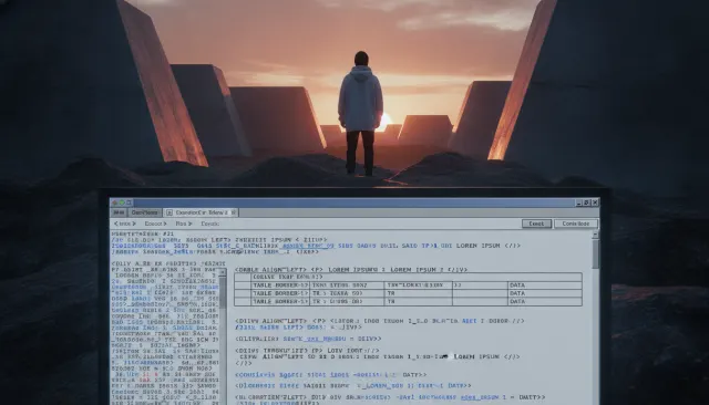 Brutalist Web Raw HTML look sample - Web Era - 2020s