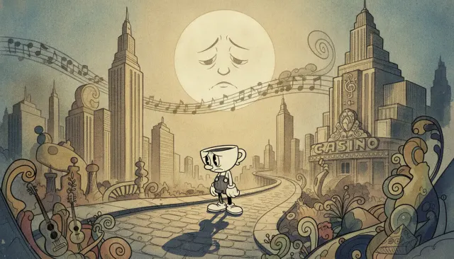 Cuphead 1930s Rubber Hose look sample - Indie Stylized - 2017