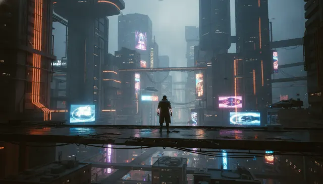 Cyberpunk 2077 Neon Night City look sample - Aaa Cinematic - 2020