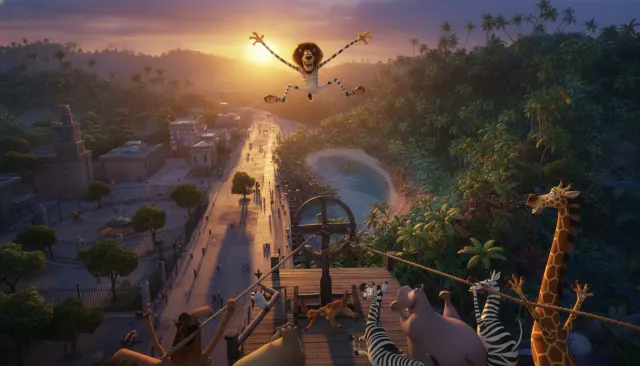 DreamWorks Madagascar Cartoony look sample - Feature 3D Expansion - 2000s