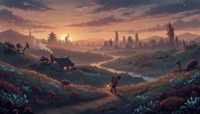 Eastward Painterly Pixel look sample - Pixel Modern Indie - 2021