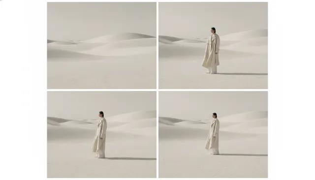 Fashion Brand Editorial Minimal look sample - Brand Identity Corporate - contemporary