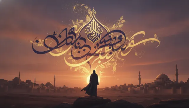 Arabic Calligraphy and Tughra look sample - Middle Eastern North African - traditional