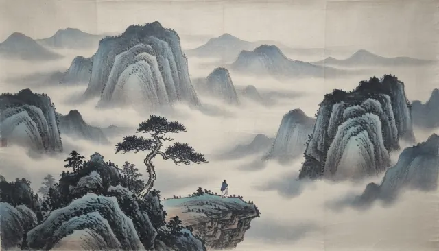 Chinese Ink Wash Shanshui look sample - East Asian - traditional