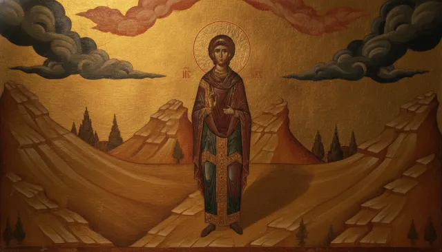 Greek Orthodox Icon look sample - European Folk - byzantine