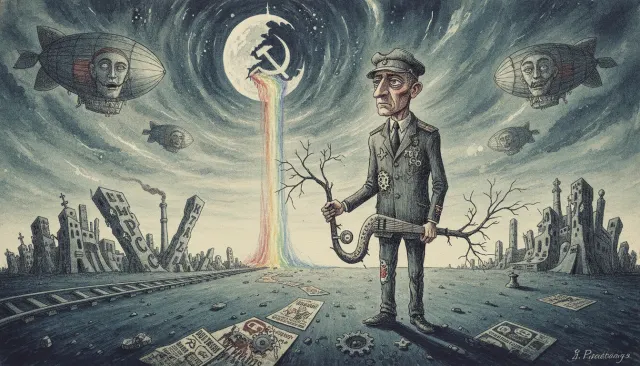 Priit Parn Estonian Surreal Animation look sample - Eastern European Experimental - 1980s