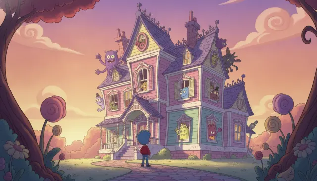Foster's Home Craig McCracken Pastel look sample - Kids Cn Comedy Classic - 2000s