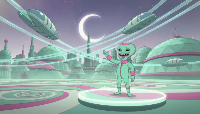 Futurama Retro Sci-Fi look sample - Adult Primetime - 1990s