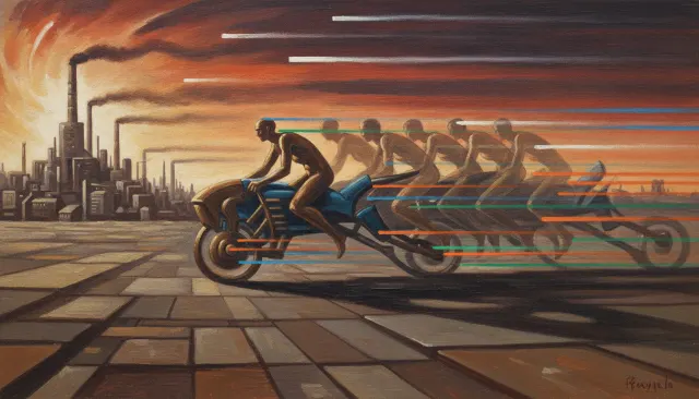 Futurism Italian Marinetti look sample - Art Movement Modern - 1910s