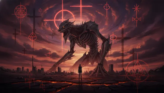 Gainax Evangelion Mecha Mystical look sample - Studio Aesthetic Expanded - 1990s