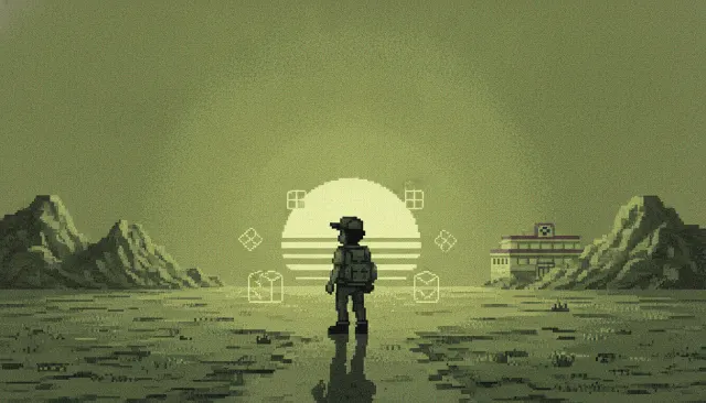 Game Boy Monochrome 4-Color look sample - Pixel Era 8Bit 16Bit - 1989-1995