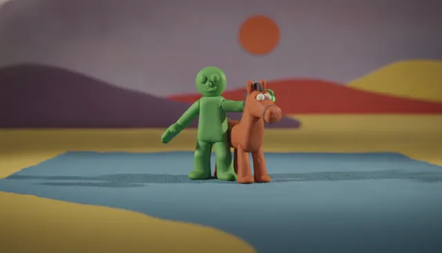 Gumby Classic Stop Motion look sample - Claymation - 1950s