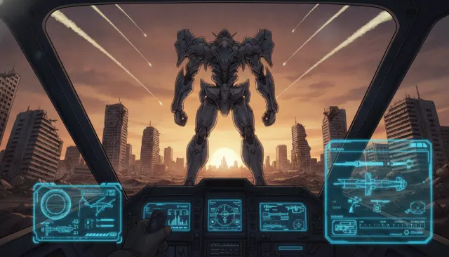 Gundam Mecha Detailed look sample - Subgenre Mecha - contemporary