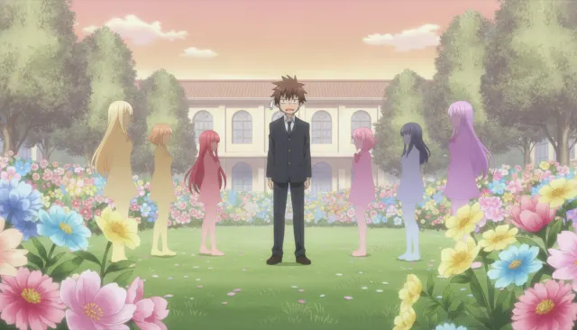 Harem Romcom Pastel Anime look sample - Subgenre Romance Comedy - contemporary