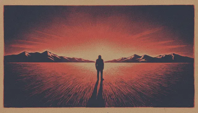 Indie Rock Screen Print Poster look sample - Concert Music Poster - 2000s