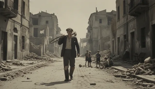 Italian Neorealism De Sica look sample - Cinema Era Vintage - 1940s
