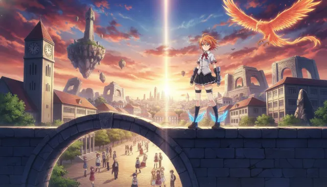 JC Staff Shakugan no Shana look sample - Studio Aesthetic Expanded - contemporary