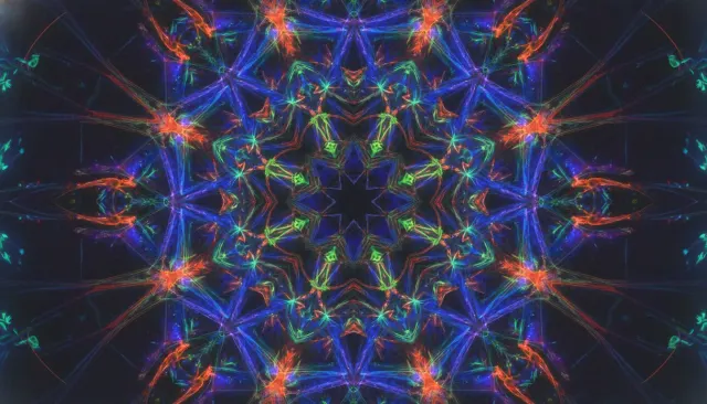 Kaleidoscope Radial Symmetry look sample - Display Format Extreme - contemporary