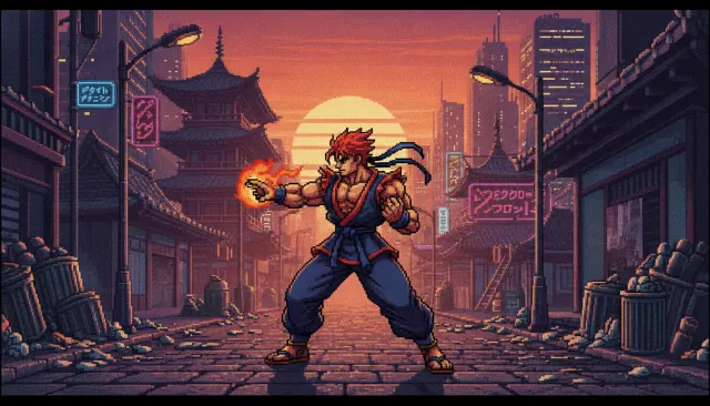 King of Fighters 2D Sprite look sample - Fighting Game Sprite - 1995-2003
