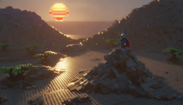 Lego Brickfilm Stop Motion look sample - Mixed Media Stop Motion - contemporary