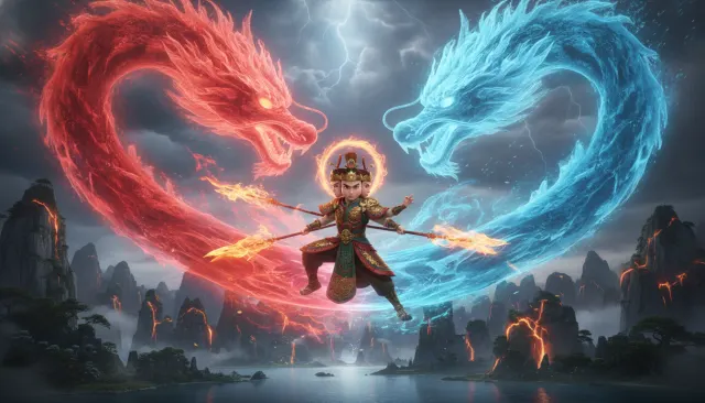 Ne Zha Chinese 3D look sample - Indie 3D - contemporary