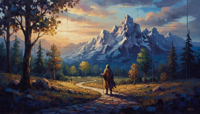 Neural Style Transfer Painted Photo look sample - Ai Generated Aesthetic - 2010s