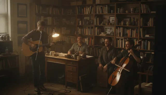 NPR Tiny Desk Warm Office look sample - Mv Performance Capture - contemporary