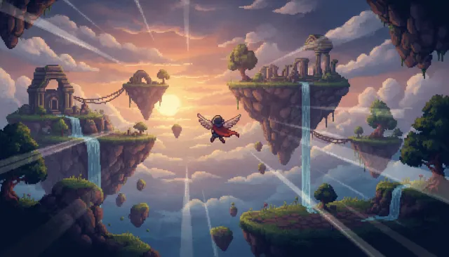Owlboy Detailed Pixel Art look sample - Pixel Modern Indie - 2016