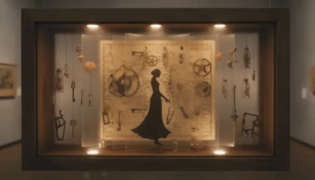 Photo in Shadowbox 3D Collage look sample - Installation Craft - contemporary