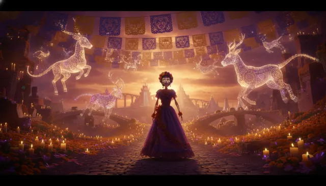 Pixar Coco Vivid Color look sample - Feature 3D Expansion - contemporary